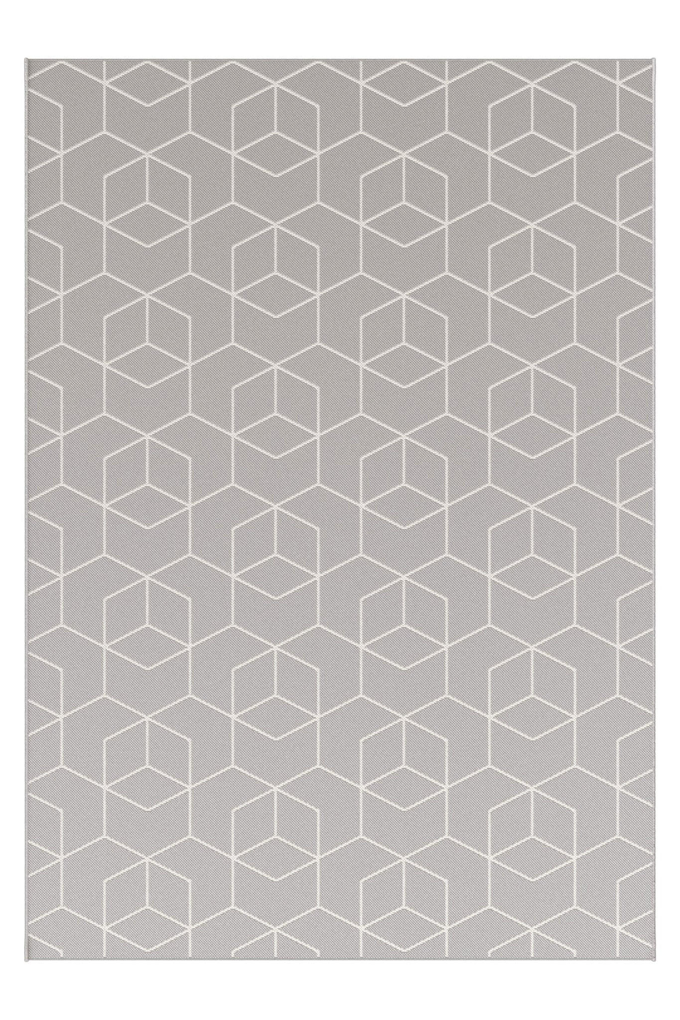 TEPPICH für Innen- und Außenbereiche grau - Grau, Textil (200/290cm) - AFK Living
