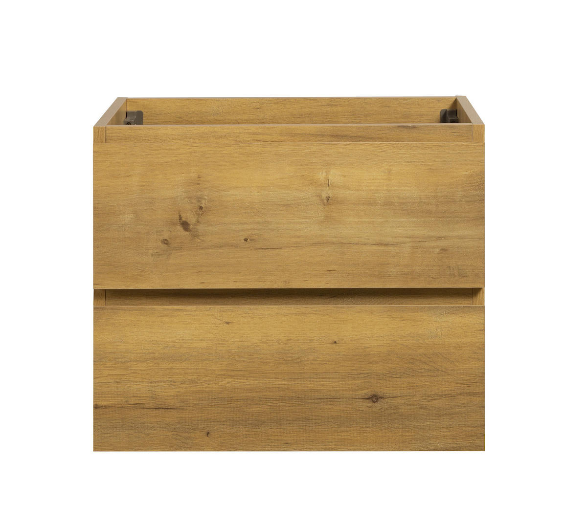 WASCHBECKENUNTERSCHRANK Angela 2 Schubladen Eiche - 60 x 48 x 50 cm - Eichefarben, Holz (60/50/48cm) - Badplaats