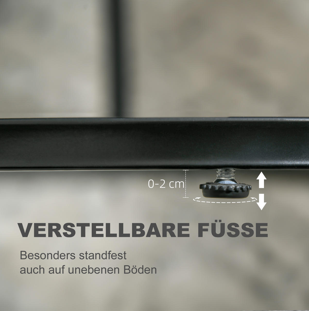 COUCHTISCH Ø50/50.5 cm und 60/36/43.5 cm schwarz aus Stahl und MDF stapelbar - Schwarz, Metall (50/50/50.5cm) - OKMYHOME