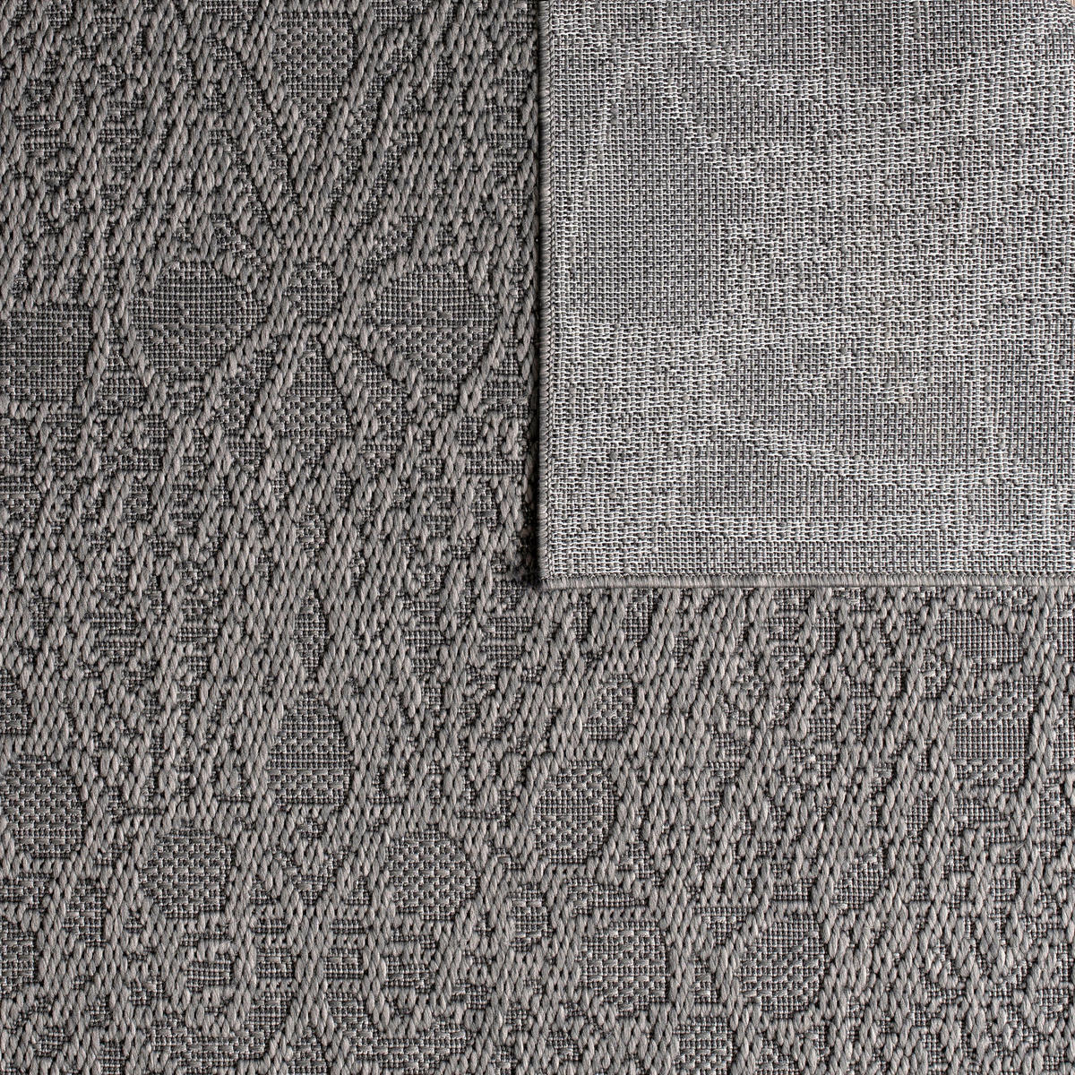 OUTDOORTEPPICH 120/160 cm Rimini 411 - Anthrazit, Textil (120/160cm) - Paco Home