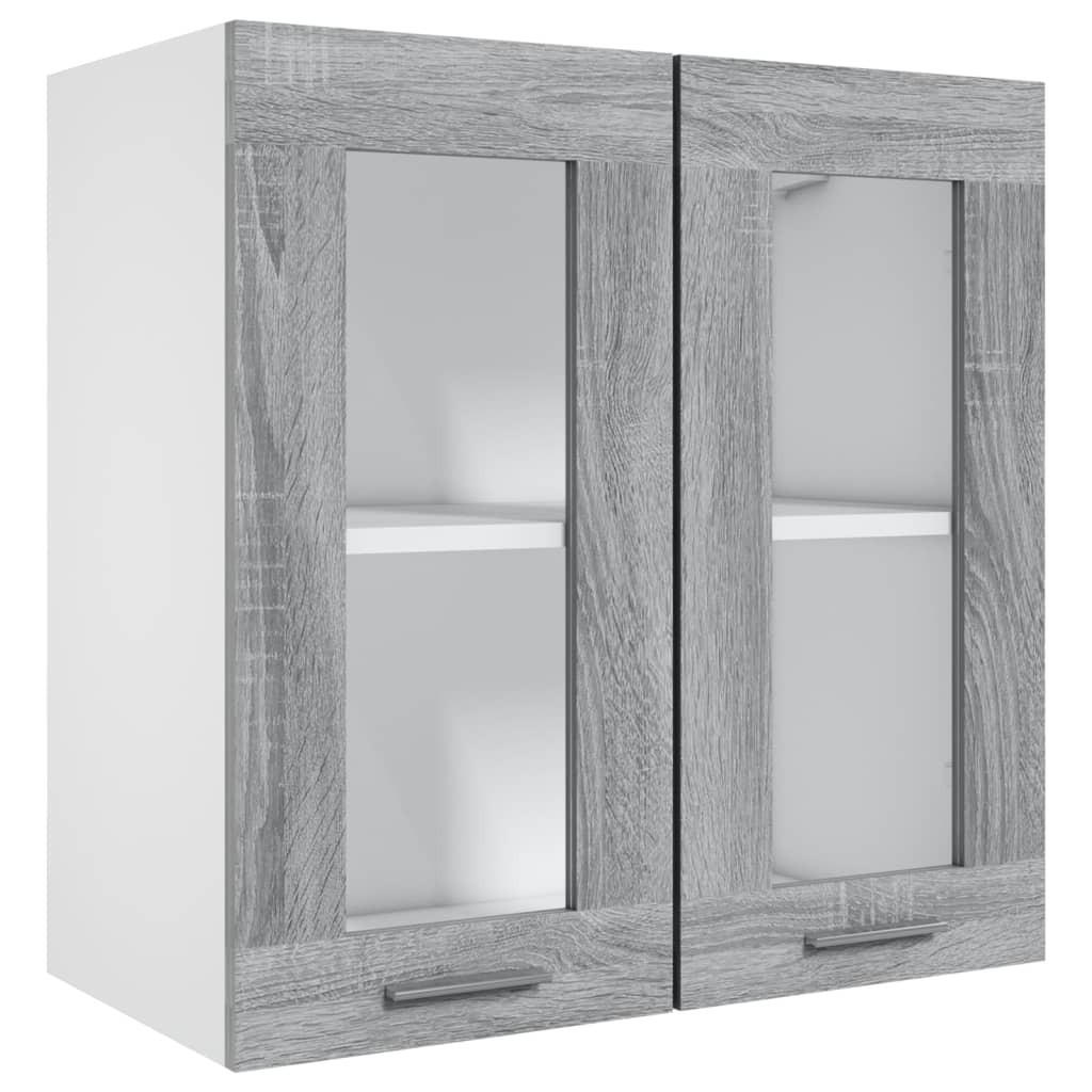 vidaXL Küchenoberschrank Silbereichen 60x60x31 cm