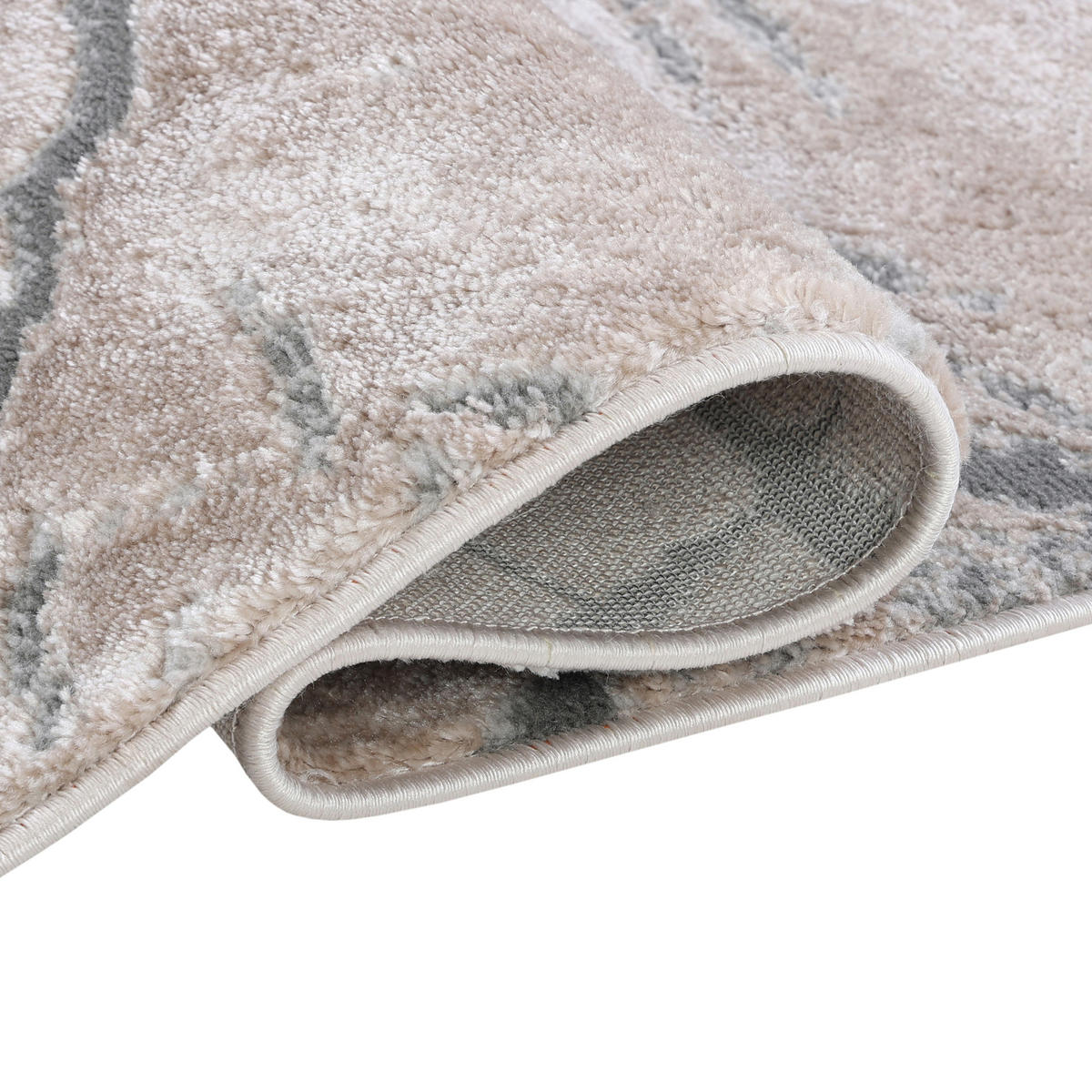 TEPPICH COMO Hellbeige 160/230 cm - Hellbraun, Kunststoff (160/230cm) - Tapiso