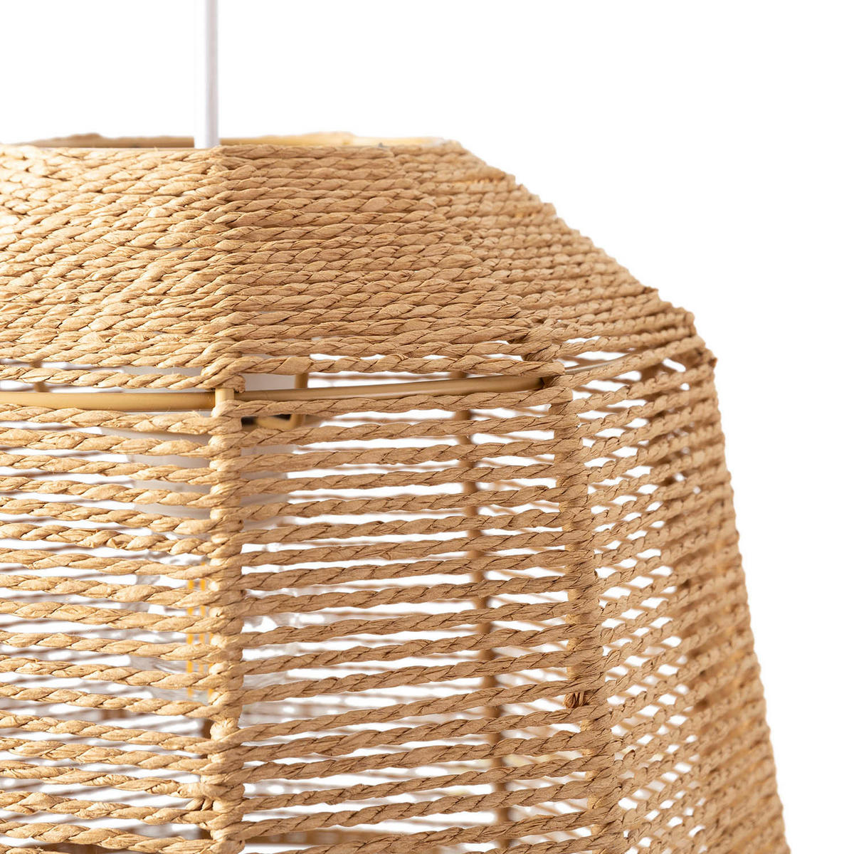 HÄNGELEUCHTE﻿ 31/31/153 Akina - Beige, Naturmaterialien (31/31/153cm) - VS Venta-stock