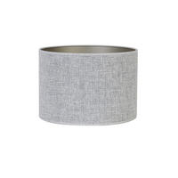 LAMPENSCHIRM Saverna Grau Ø40/30 cm - Grau, Textil (40/40/30cm) - Light & Living
