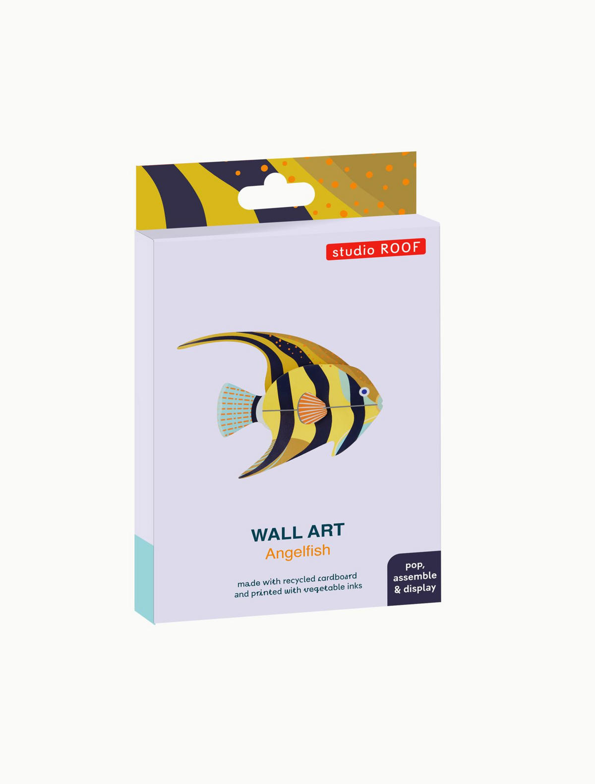 WANDSKULPTUR Bunt 4/10 cm - Multicolor, Wellpappe (4/10/13cm) - Studio Roof