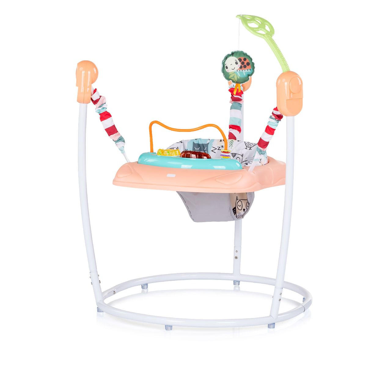 HOPSER Jumpy Car rosa Spielcenter, Hängespielzeug Musikpanel verstellbar, Musikpanel - Rosa, Kunststoff (66/71/71cm) - Chipolino