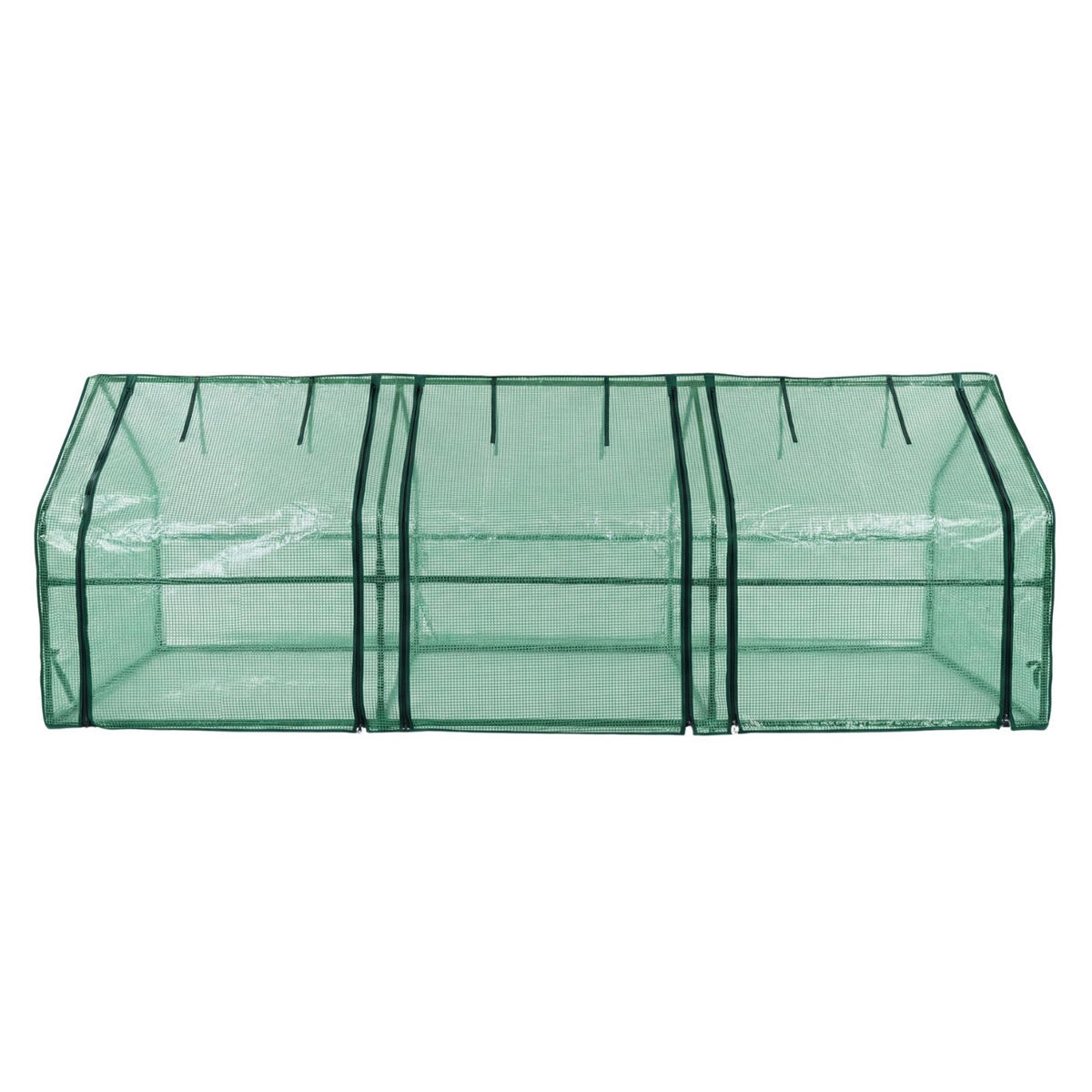 FOLIENGEWÄCHSHAUS 270 x 90 x 90 cm - Grün, Kunststoff (90/90/270cm) - EDENIA