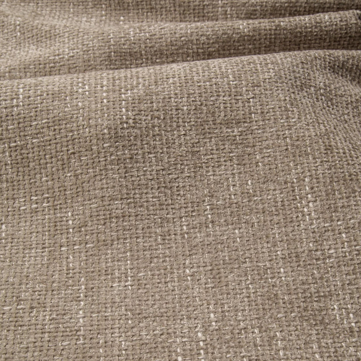 SOFA 4-SITZER Rastervelours Beige 230cm - Taupe, Textil (230/74/90cm) - Sia Home