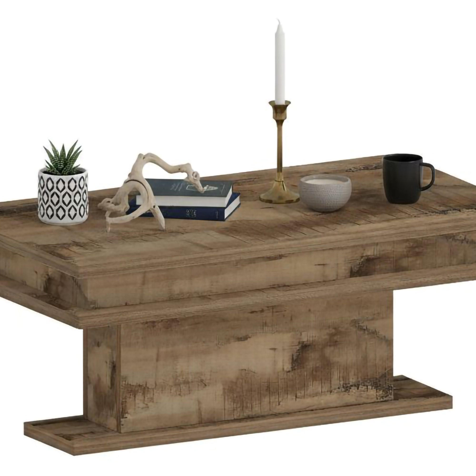 WOHNZIMMERTISCH Ahorn 55/100/42 cm - Braun, Holzwerkstoff (55/100/42cm) - DMORA
