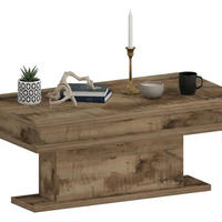 WOHNZIMMERTISCH Ahorn 55/100/42 cm - Braun, Holzwerkstoff (55/100/42cm) - DMORA