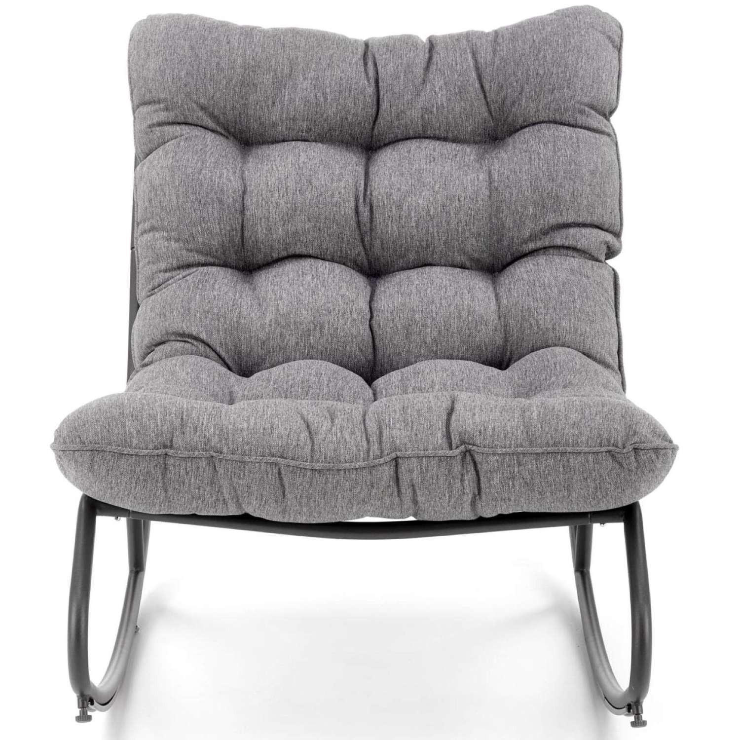LOUNGESESSEL ALESTE ,Grau - Grau, Metall (70/115/80cm) - KONSIMO®