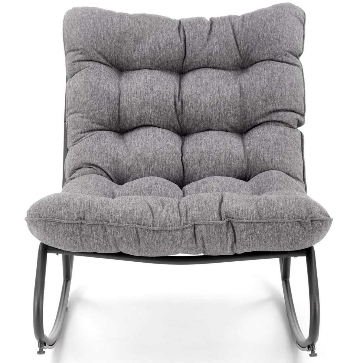 LOUNGESESSEL ALESTE ,Grau - Grau, Metall (70/115/80cm) - KONSIMO®