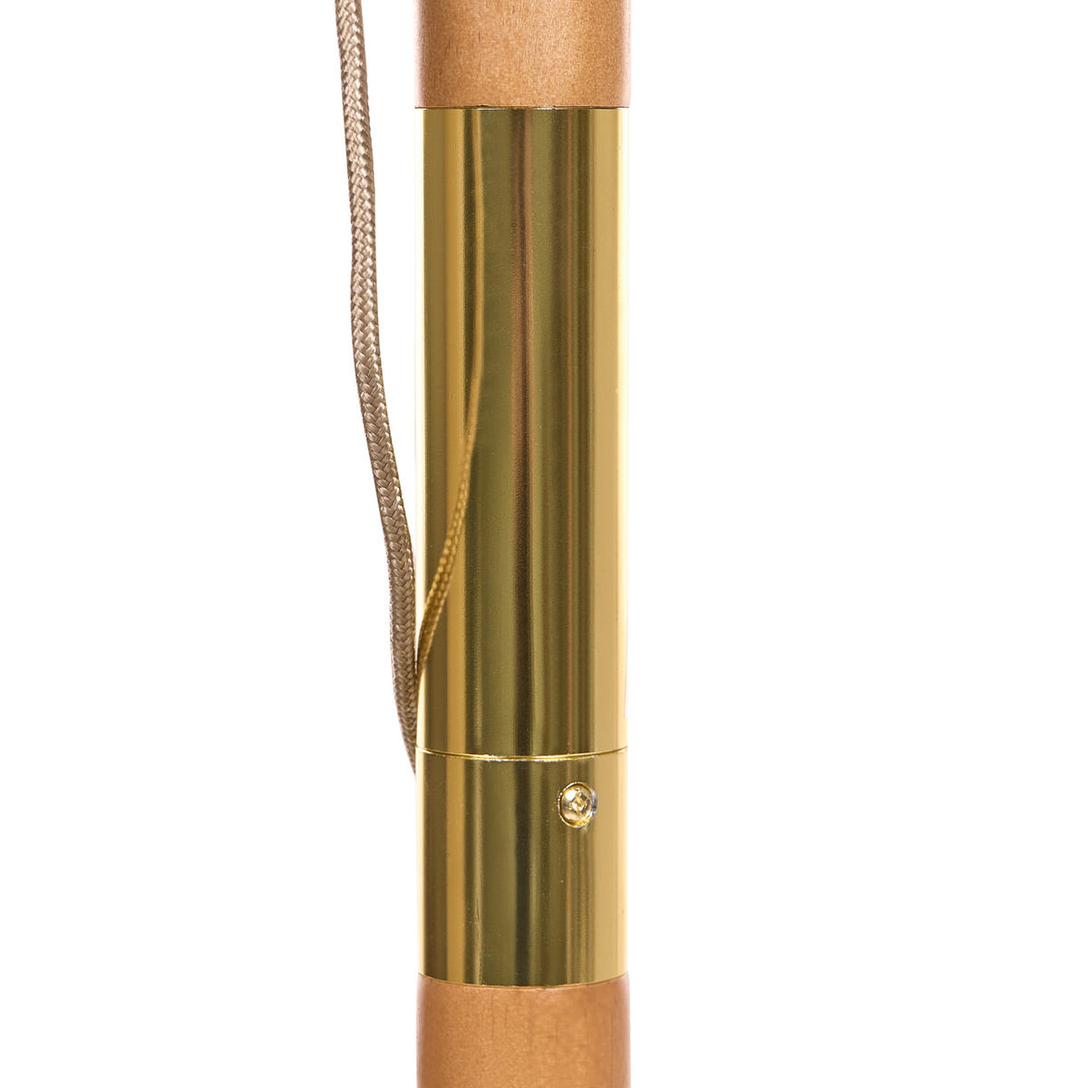 VELKÝ SLUNEČNÍK 270 cm Zelený Toscana - zelená barva/hnědá, dřevo (270/270cm) - Beliani
