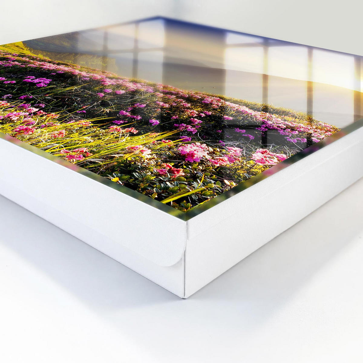 SCHLÜSSELBOX Weiß 30x30 cm – Türöffnung nach rechts - Berg Ost - Grün, Metall (30/30/5cm) - TULUP