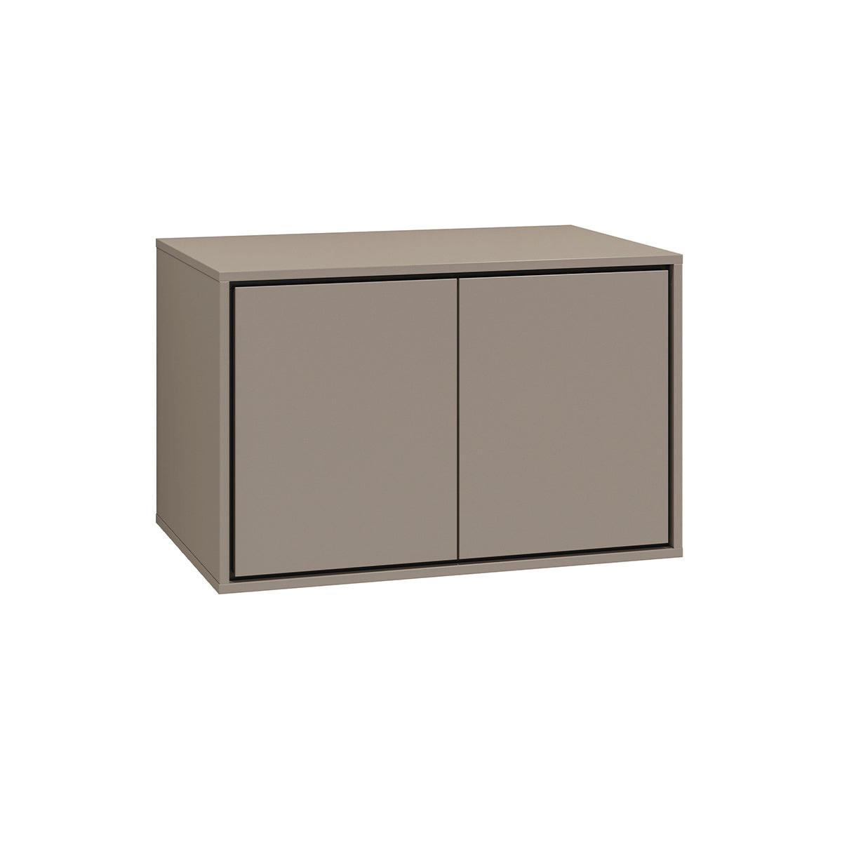 WASCHTISCHUNTERSCHRANK 78cm Sophéa Taupe - Taupe, Holzwerkstoff (78/50.8/48cm) - Petits-meubles