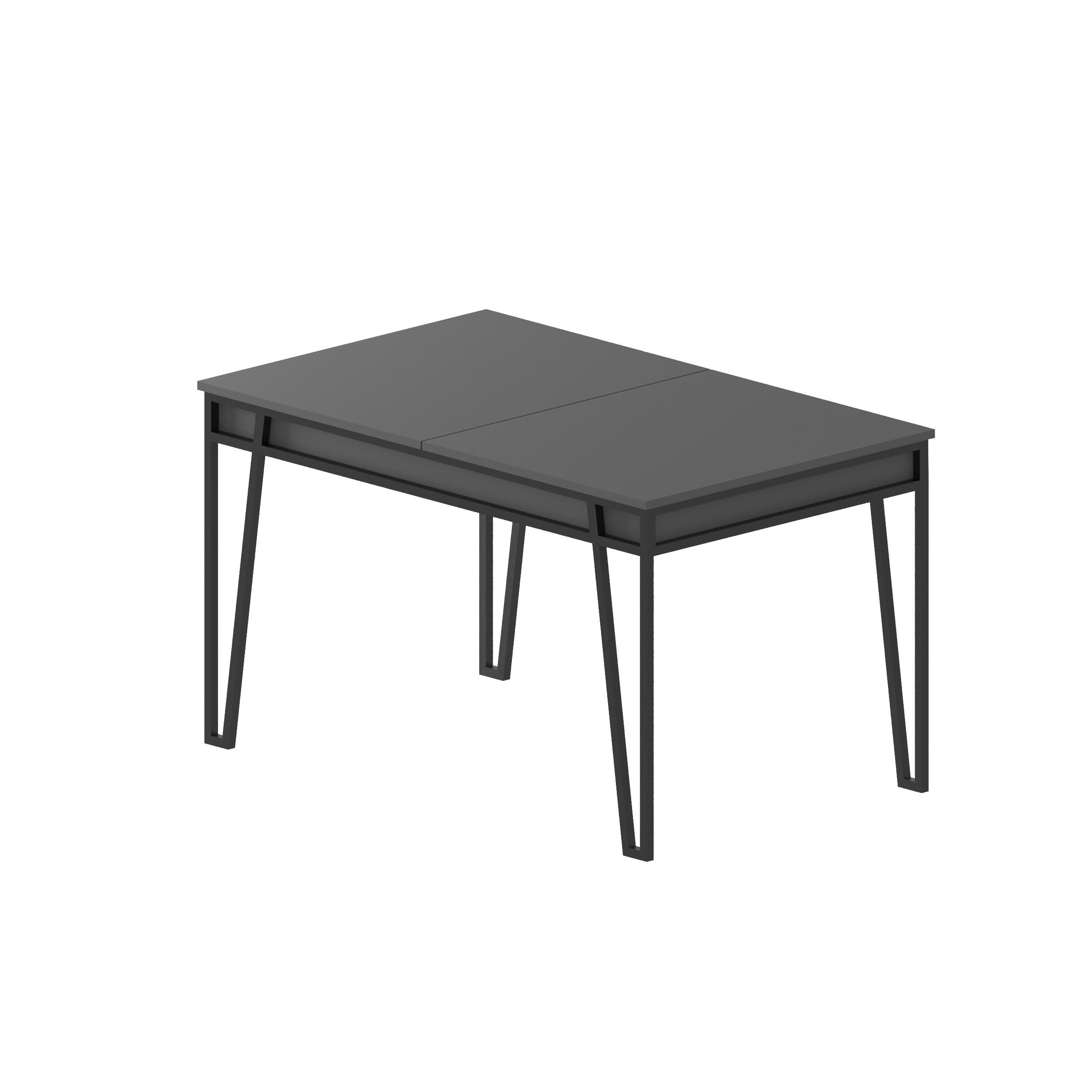 Decortie Esstisch Anthrazit 132x76x80 cm