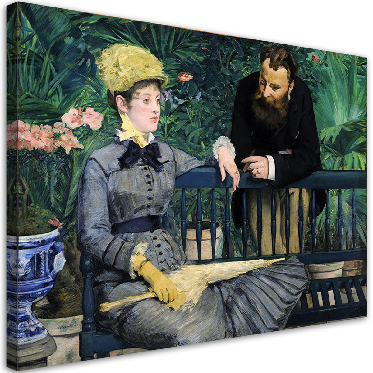 WANDBILD im konservatorium édouard manet - Multicolor, Textil (60/40cm) - Feeby