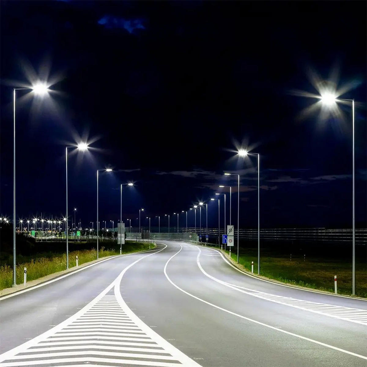 LED STRAHLER Aluminium Grau Slim - Grau, Metall (6.3/16.9/43.4cm)
