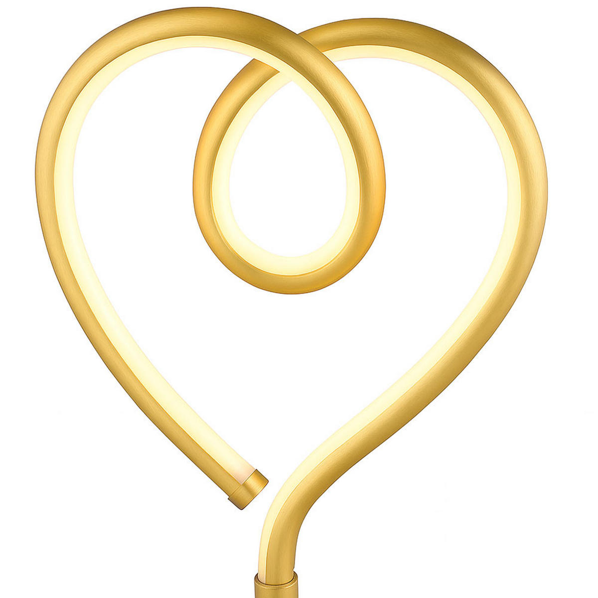 LED TISCHLEUCHTE Amore Gold - Goldfarben, Metall (16/10/23.5cm) - Globo Lighting