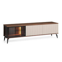 TV-LOWBOARD VICI Beige 180x39x50 cm - Beige, Holzwerkstoff (180/50/39cm) - FURNLUX