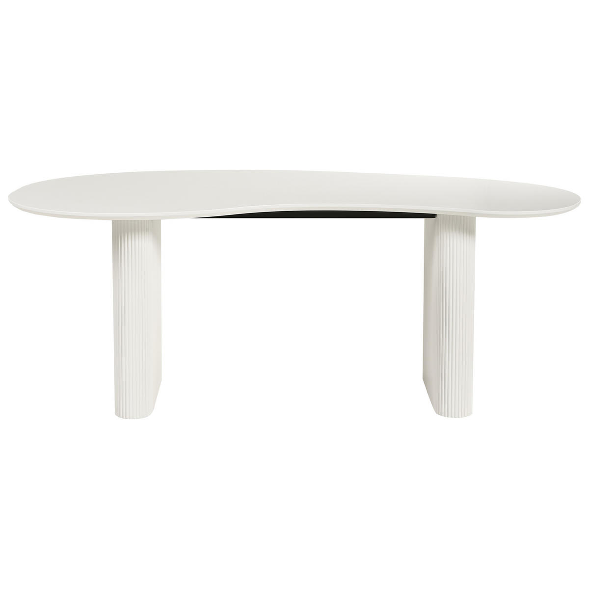 ESSTISCH Weiß 198/93 cm Peery - Weiß, Holzwerkstoff (198/93/76cm) - Beliani