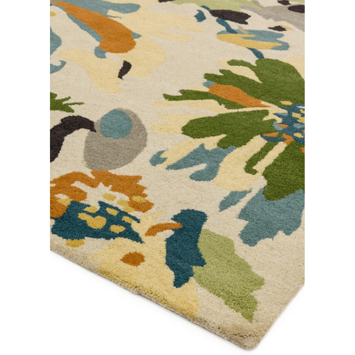 TEPPICH mit Blumenmuster für Wohn- und Schlafzimmer FLORY Mehrfarbig 160 x 230 cm - Multicolor, Naturmaterialien (160/230cm) - Novatrend