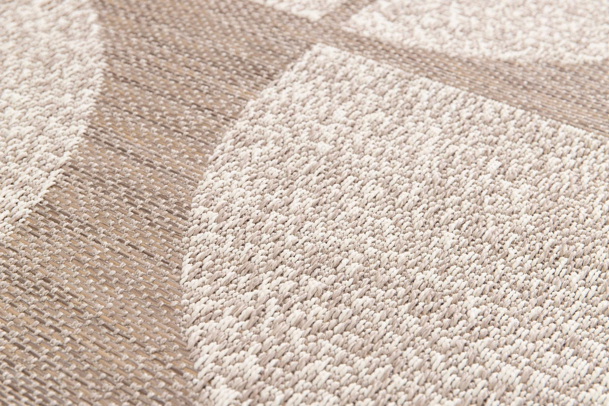 DESIGN Teppich für Innen und Außen beige - Beige, Textil (160/230cm) - AFK Living