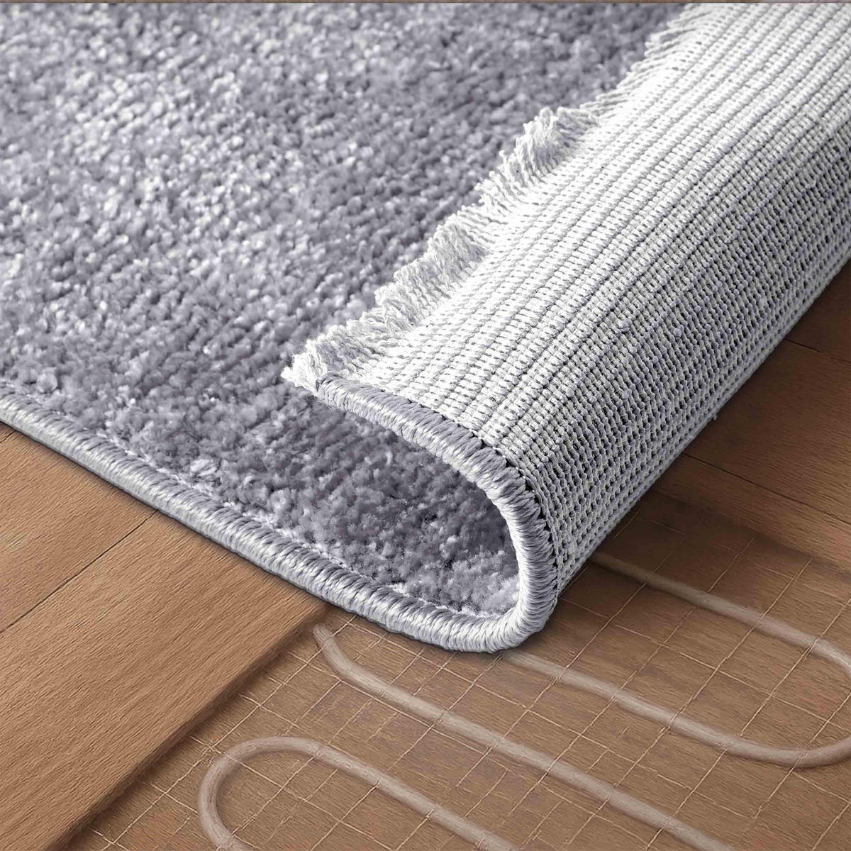 KURZFLORTEPPICH STEVIE - Grau, Textil (80/150cm) - Astra
