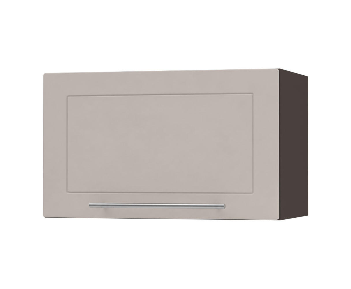 KLAPPHÄNGESCHRANK Kvantum W4B/60 Lava / Kaschmir Matt 60 / 32,5 / 36cm - Kaschmir/Dunkelgrau, Holz/Holzwerkstoff (60/36/32.5cm) - Feldmann-Wohnen