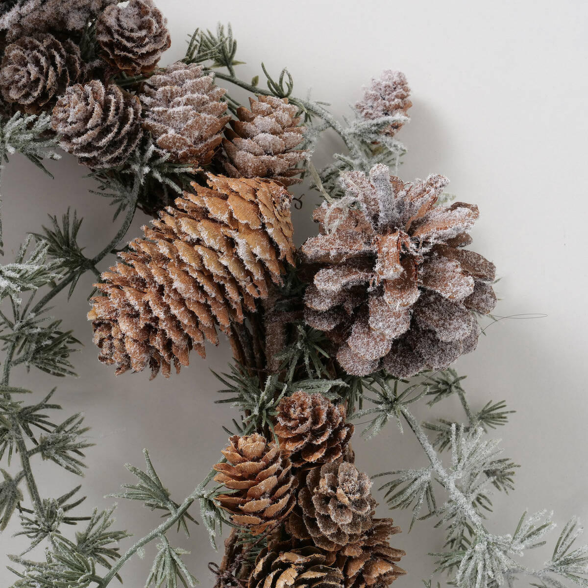 KRANZ Tannenzapf Ø32 cm - Grün, Kunststoff (32/10cm) - Boltze Home