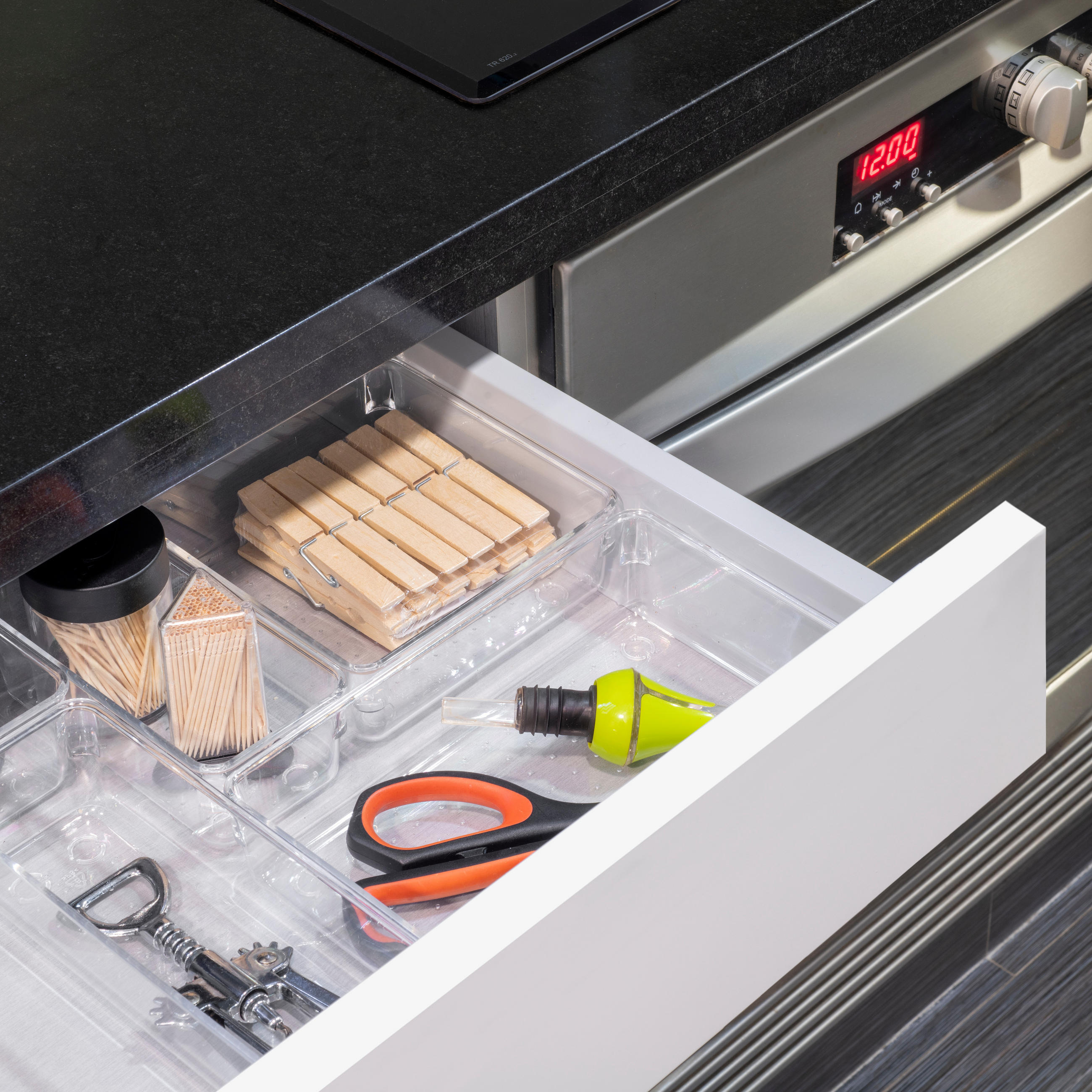 ORGANIZER-WÜRFEL Cube Kit für Schublade, Kunststoff, Transparent 8er-set - Transparent, Kunststoff (24.5/11/24.5cm) - EMUCA