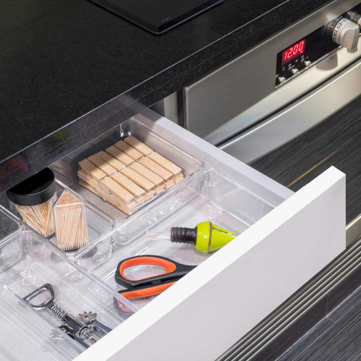 ORGANIZER-WÜRFEL Cube Kit für Schublade, Kunststoff, Transparent 8er-set - Transparent, Kunststoff (24.5/11/24.5cm) - EMUCA