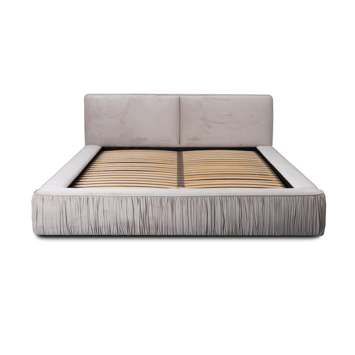 POLSTERBETT aus Polyester Fonni 180x200 cm, Hellbeige - Beige, Textil (180/200cm) - Fedve