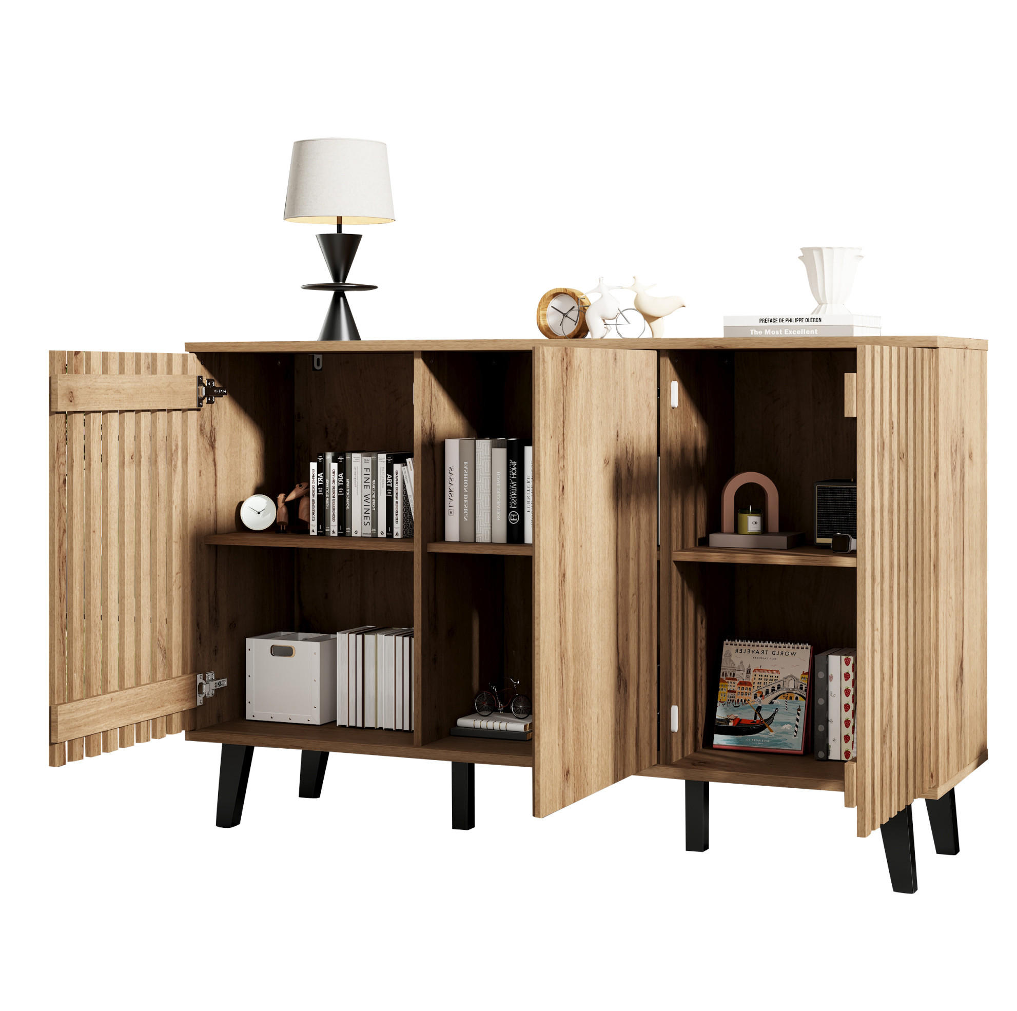 Ivmeu Sideboard Natur 150x95x40 cm