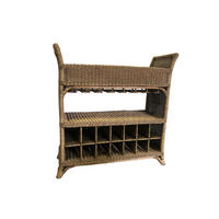 WEINREGAL Faunus - Braun, Holzwerkstoff (56/107/105cm) - Sedex