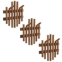 SADA 3 KUSŮ ŠATNÍKOVÝCH PANELŮ Dekor dub - dub Wotan, dřevo (38/40/12cm) - MCW