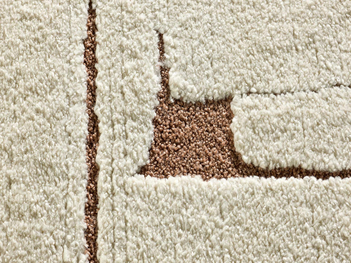 WEBTEPPICH im skandinavischen Stil Creme Candela 200/290 cm - Creme, Naturmaterialien/Textil (200/290cm) - Atticgo