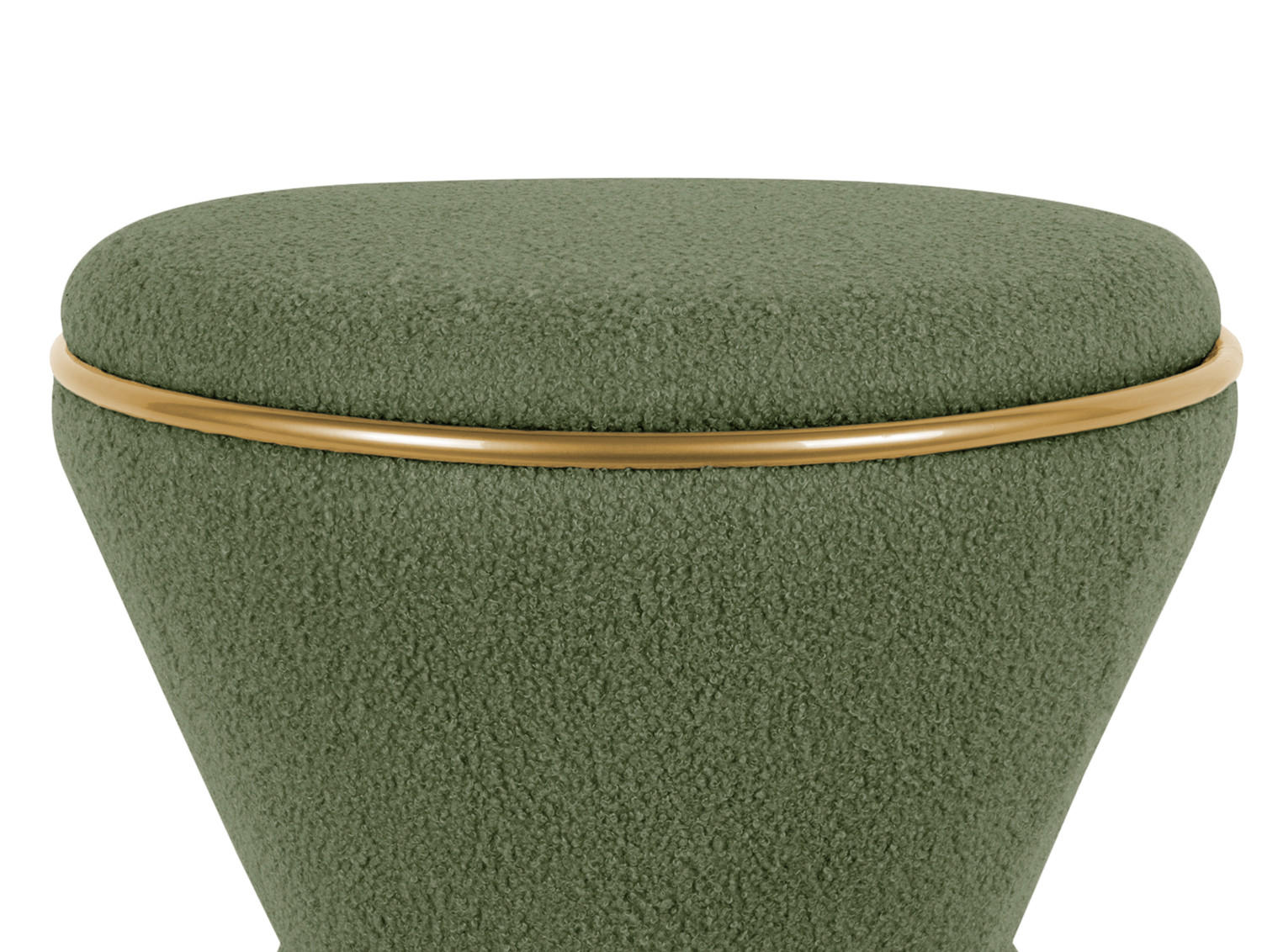 HOCKER Gustar 38.5/38.5/43 cm - Grün, Textil (38.5/43/38.5cm) - Leitmotiv