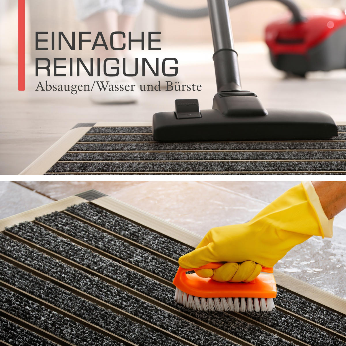 ALU-FUSSMATTE AluGant - Champagner, Metall (60/40cm) - BoMoe