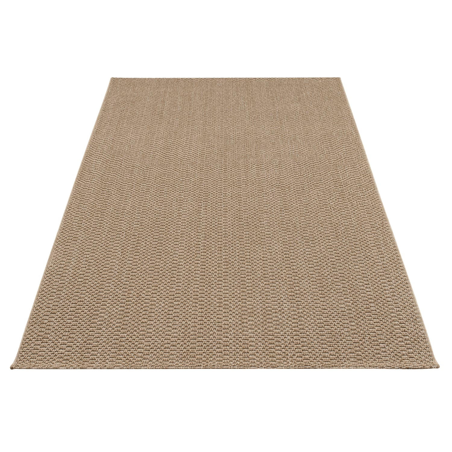 KURZFLORTEPPICH, einfarbig, aus Polypropylen, Beige, 200 x 280 cm - Beige, Textil (200/280cm) - KADIMA DESIGN