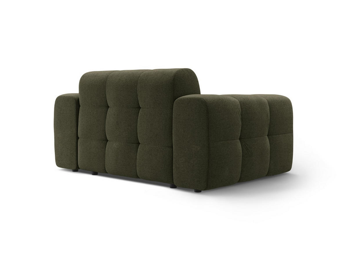 SOFA Kendal aus strukturiertem Stoff amazonasgrün 2 Sitzplätze - Waldgrün, Textil (156/79/103cm) - Micadoni