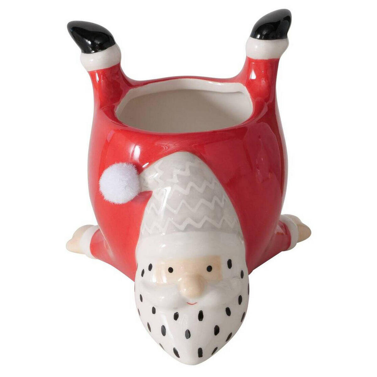 BLUMENTOPF Timmy - Rot, Stein (10.5/10.5/11cm) - Boltze Home