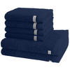FROTTIERSET Sinfonie 6-teilig - Blau, Textil (50/100cm) - Ross