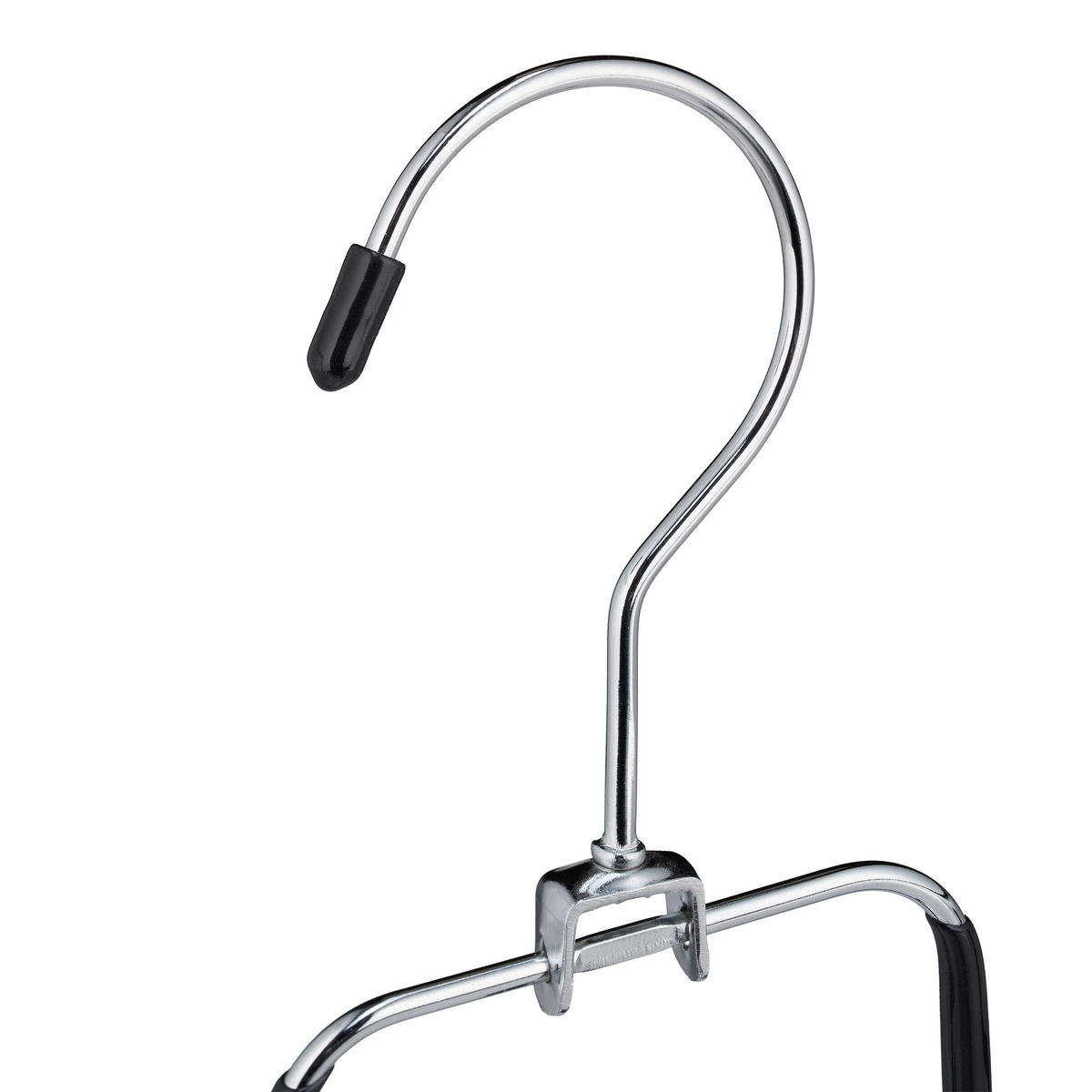 3XDRŽIAK na opasky - čierna, kov/plast (20/20/2cm) - Relaxdays