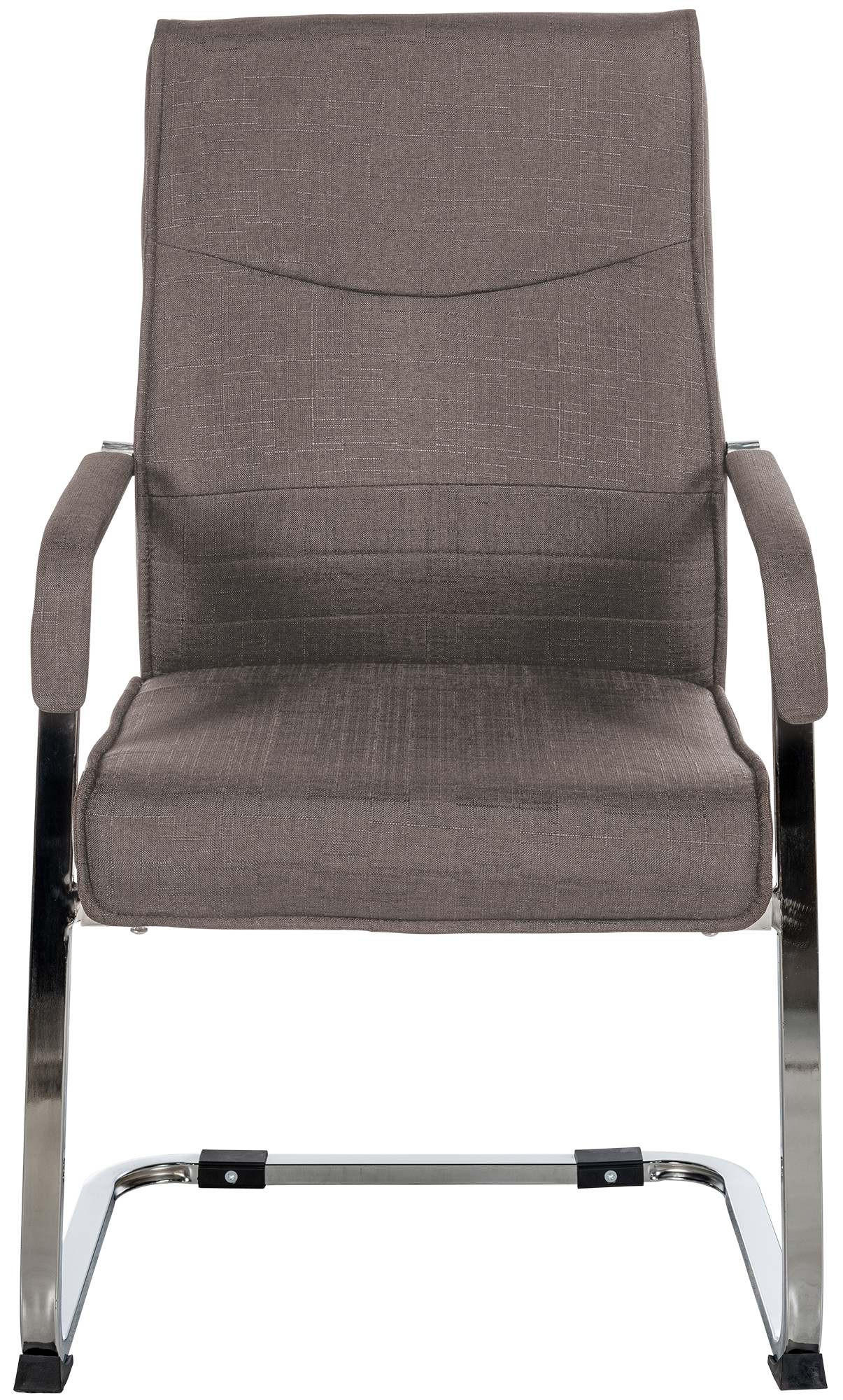 SCHWINGSTUHL 2er Set Stoff Dunkelgrau - Dunkelgrau, Textil/Metall (55/88/60cm) - CLP