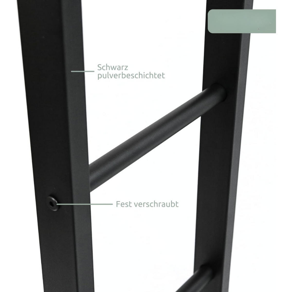 KAMINHOLZREGAL innen Metall KEOP Schwarz 60x25x125 cminkl. Ofenhandschuh - Schwarz, Metall (60/125/25cm) - DELUKE