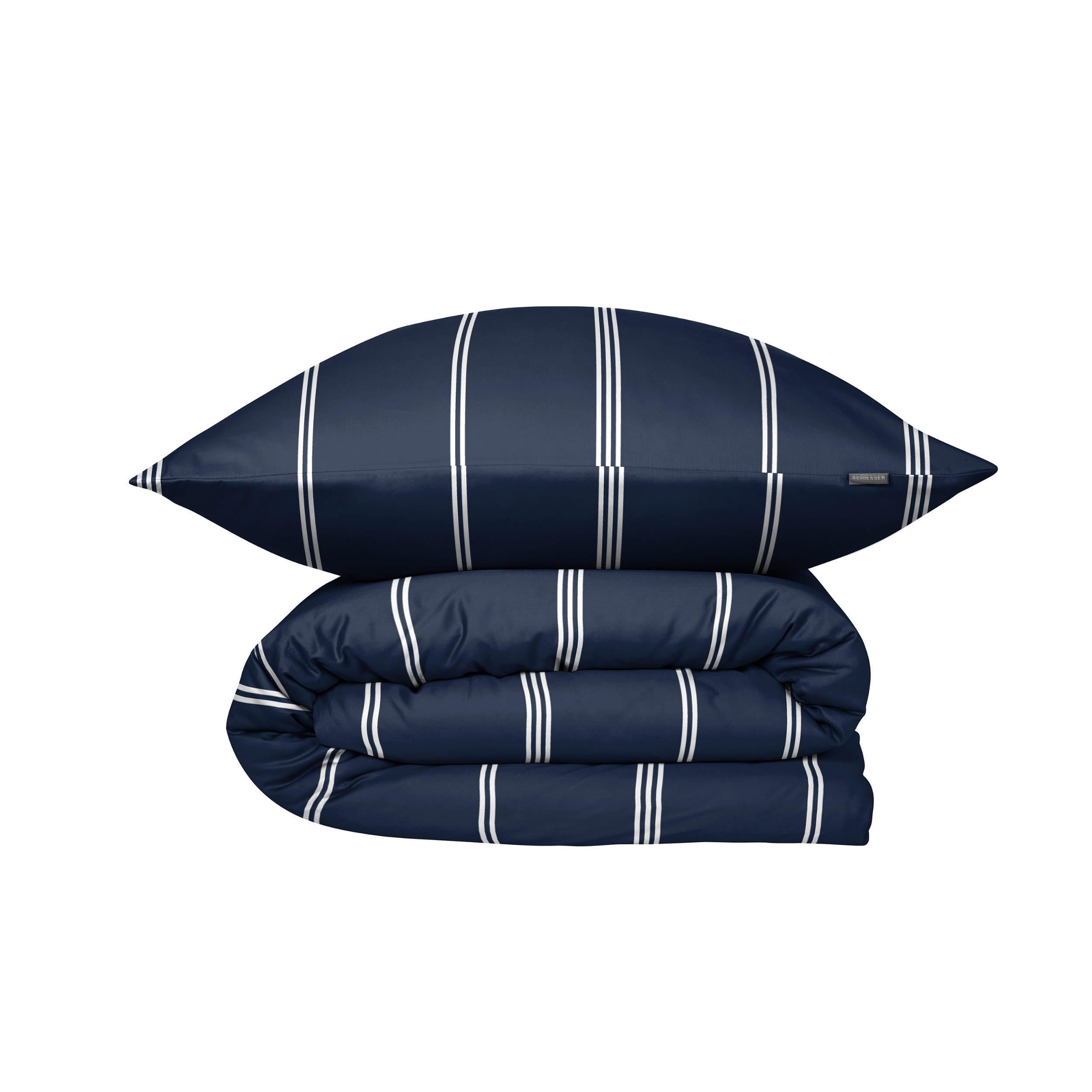 BETTWÄSCHESET Matteo - Renforcé - 2-teilig - 135 x 200 cm - Dunkelblau - Dunkelblau, Textil (135/200cm) - SCHIESSER