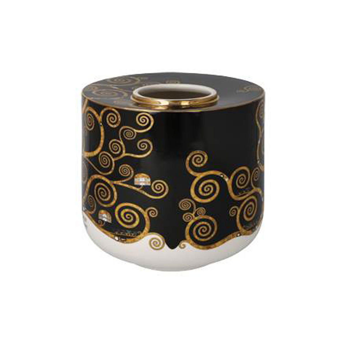 VASE Gustav Klimt - Der Lebensbaum, Bunt, H 16 cm - Multicolor, Keramik (16cm) - Goebel