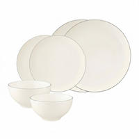 BASIC-SET Savona Grey Line creme 6er Set - Creme, Keramik (1/1/1cm) - Seltmann Weiden