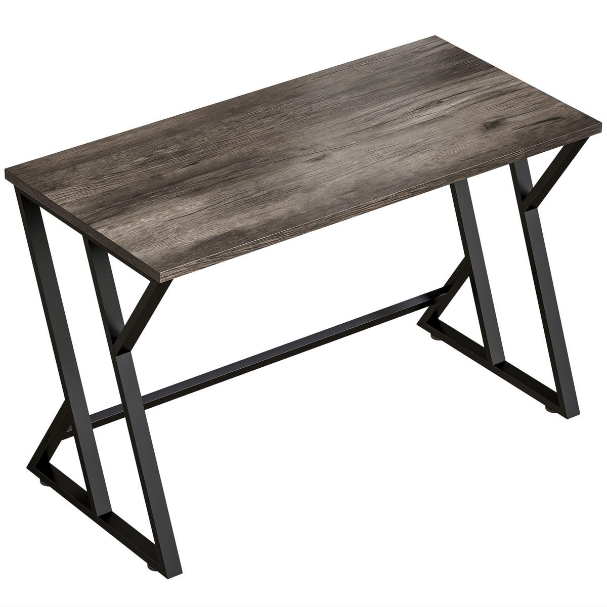 SCHREIBTISCH Grau 60.0/120.0/76.5 cm - Grau, Holzwerkstoff (60/120/76.5cm)